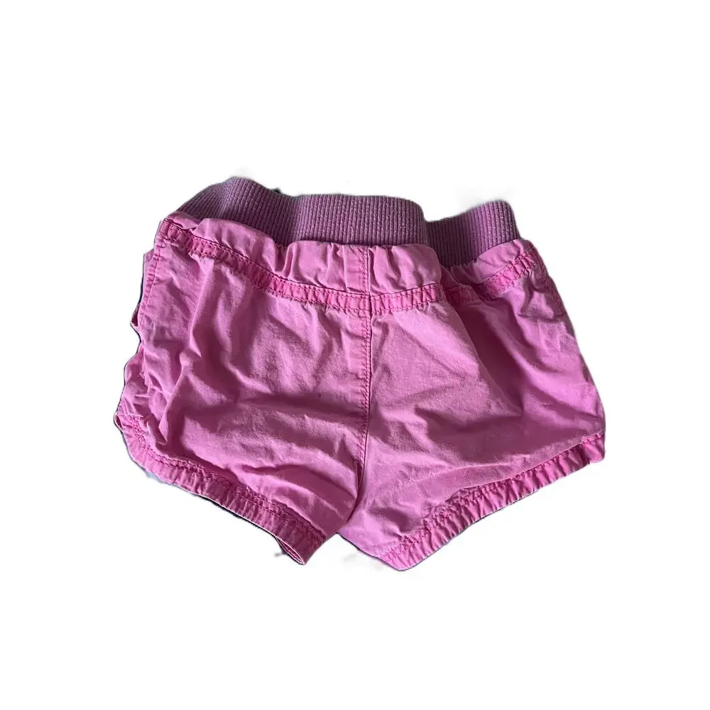 The Children's Place Baby Girls Pink Cotton Pull-On Shorts Size 18-24 Months